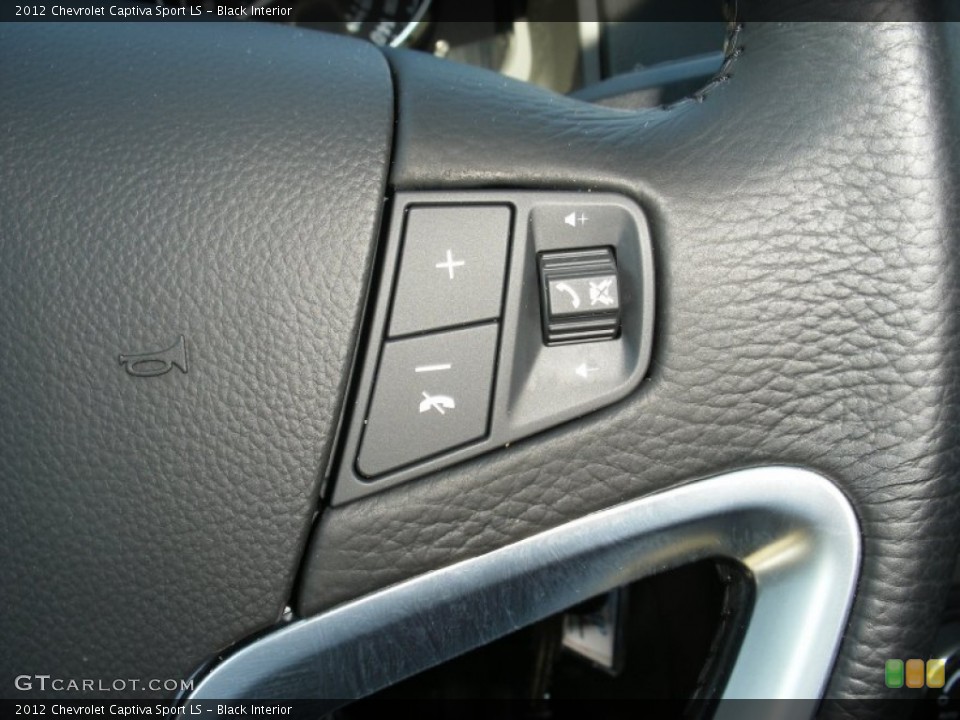 Black Interior Controls for the 2012 Chevrolet Captiva Sport LS #66640121