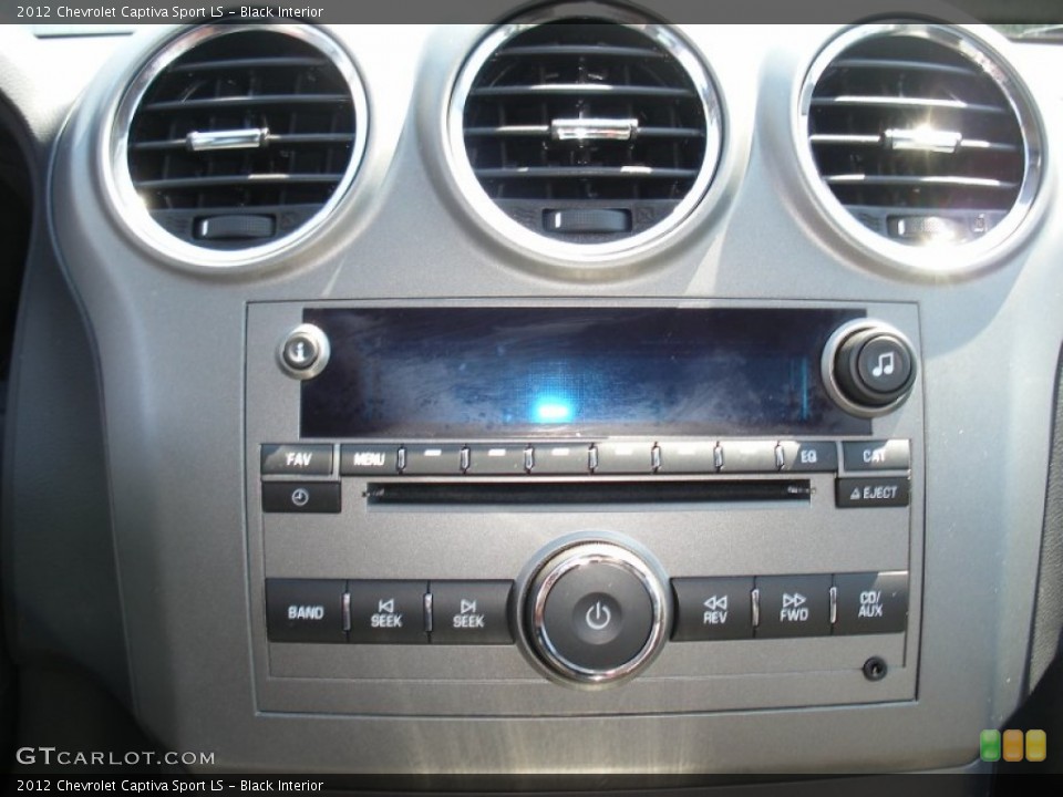 Black Interior Audio System for the 2012 Chevrolet Captiva Sport LS #66640130