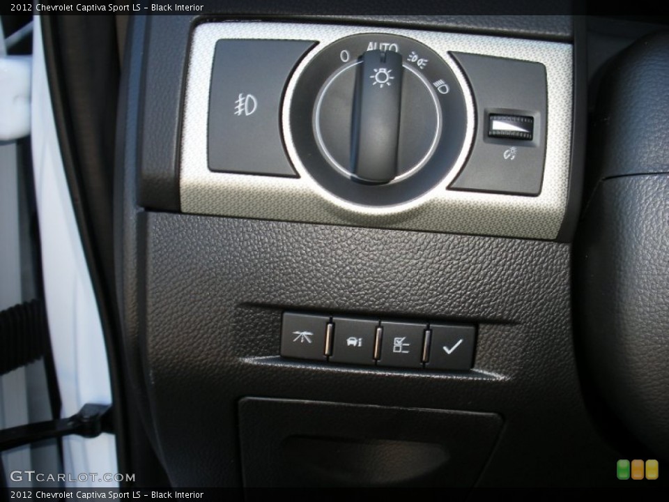 Black Interior Controls for the 2012 Chevrolet Captiva Sport LS #66640259
