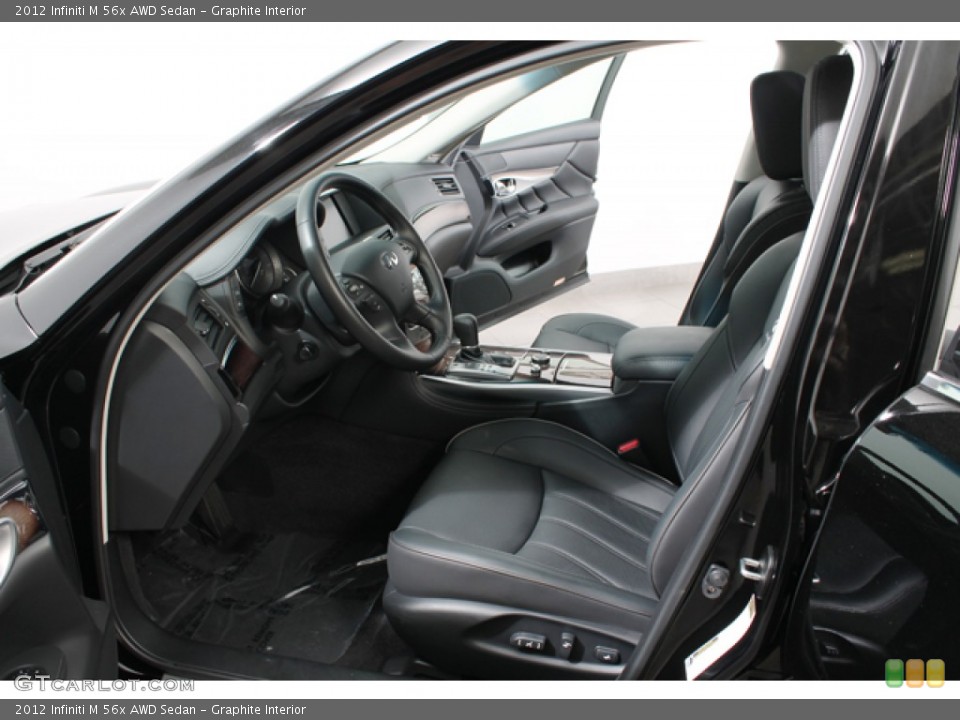 Graphite Interior Photo for the 2012 Infiniti M 56x AWD Sedan #66642422