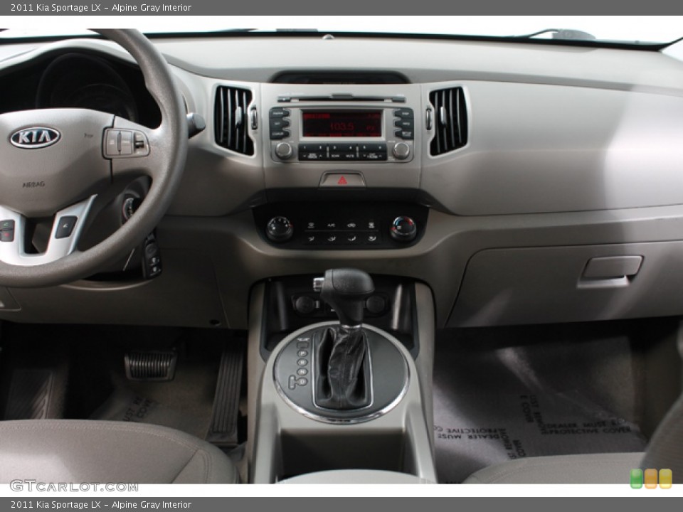 Alpine Gray Interior Dashboard for the 2011 Kia Sportage LX #66642644