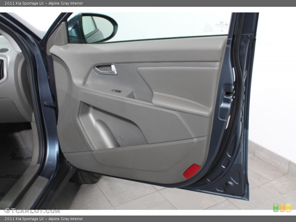 Alpine Gray Interior Door Panel for the 2011 Kia Sportage LX #66642677