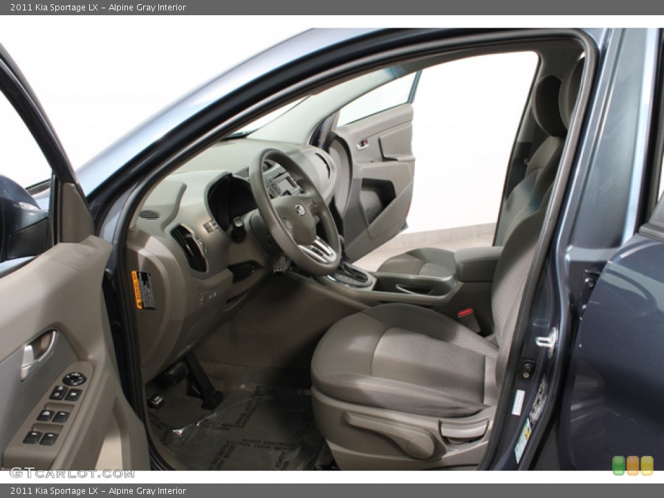 Alpine Gray Interior Photo for the 2011 Kia Sportage LX #66642728