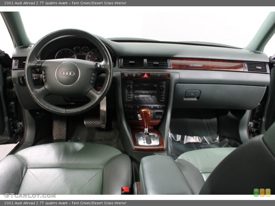 Fern Green/Desert Grass Interior Dashboard for the 2001 Audi Allroad 2.7T quattro Avant #66643199