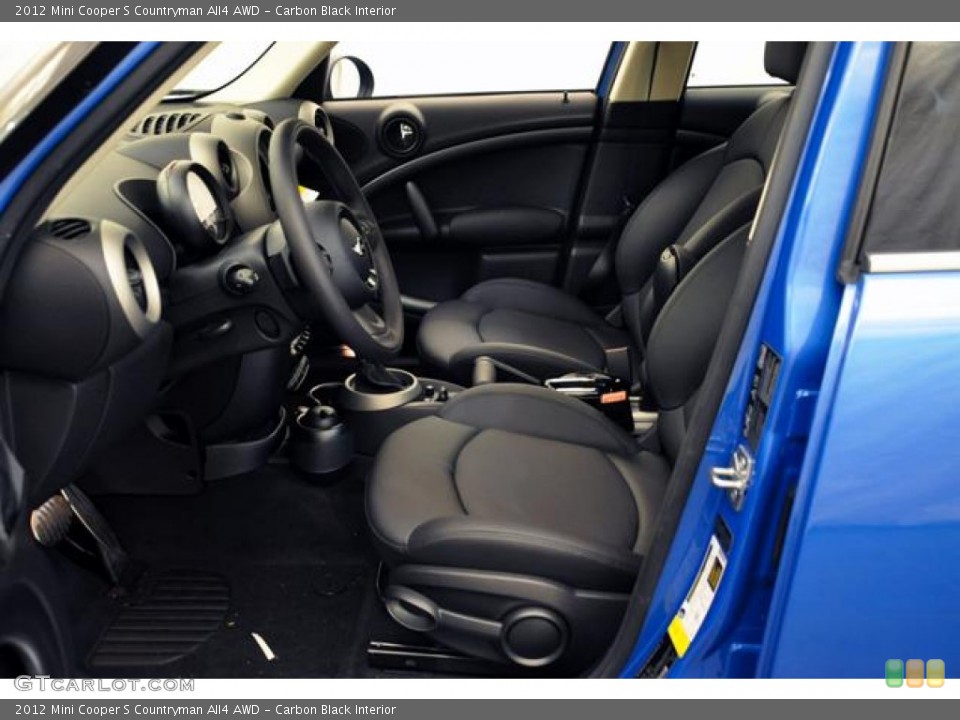 Carbon Black Interior Photo for the 2012 Mini Cooper S Countryman All4 AWD #66644042