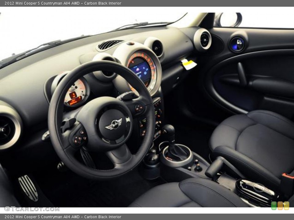 Carbon Black Interior Photo for the 2012 Mini Cooper S Countryman All4 AWD #66644198