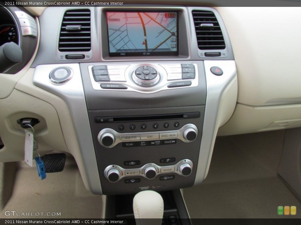 CC Cashmere Interior Controls for the 2011 Nissan Murano CrossCabriolet AWD #66644339