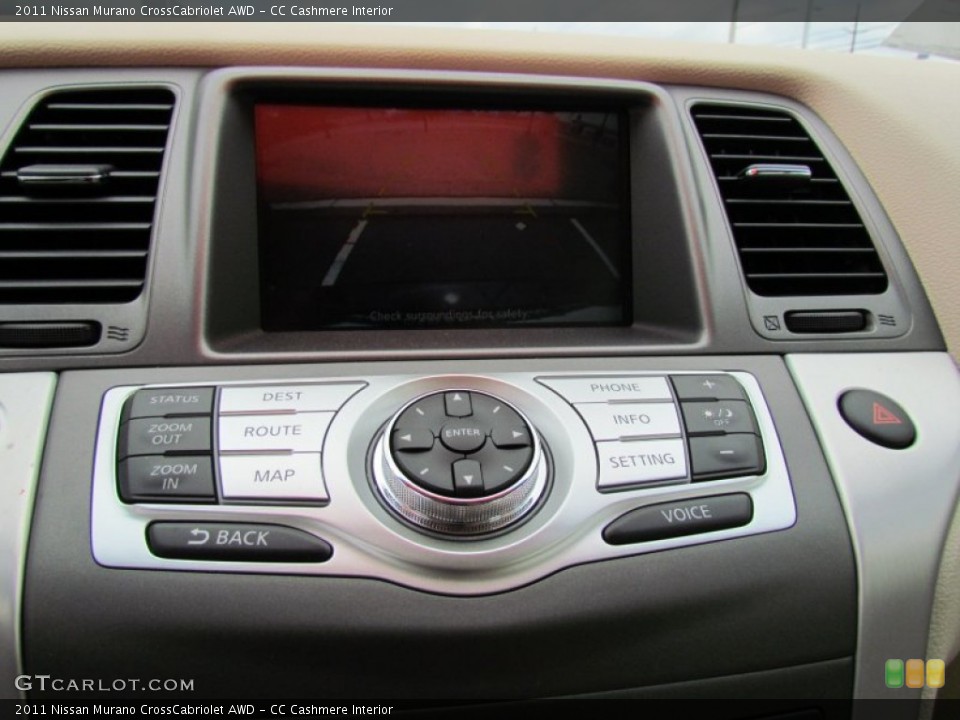 CC Cashmere Interior Controls for the 2011 Nissan Murano CrossCabriolet AWD #66644345
