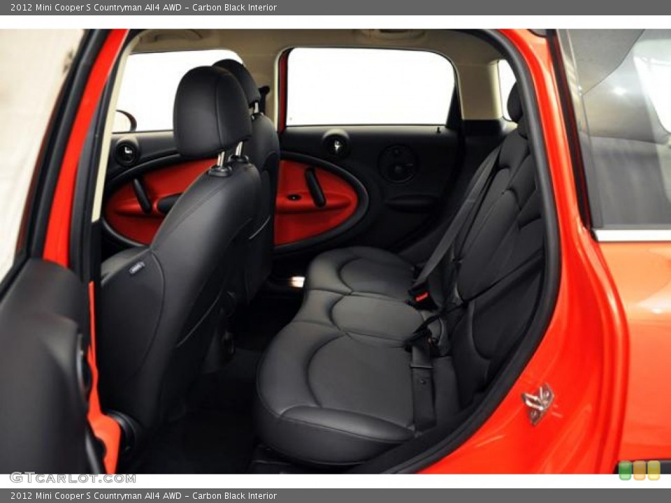Carbon Black Interior Photo for the 2012 Mini Cooper S Countryman All4 AWD #66644348