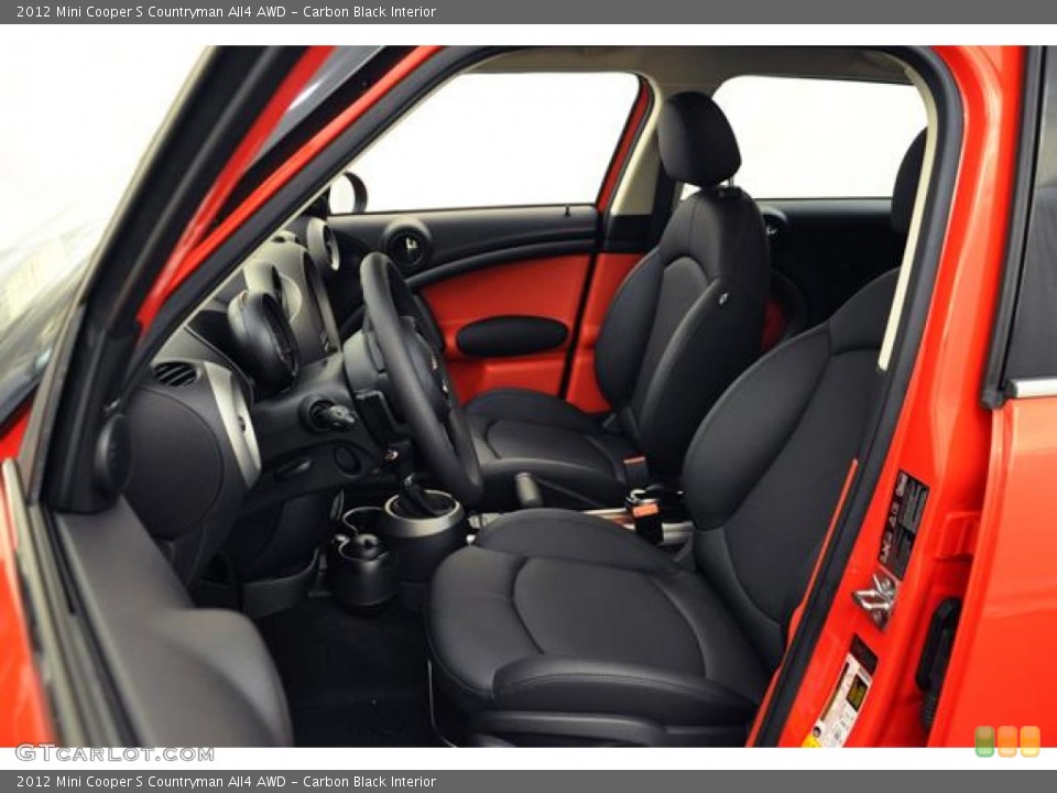 Carbon Black Interior Photo for the 2012 Mini Cooper S Countryman All4 AWD #66644357