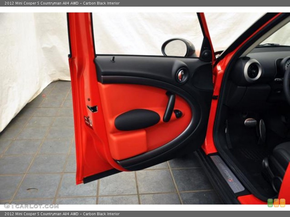 Carbon Black Interior Door Panel for the 2012 Mini Cooper S Countryman All4 AWD #66644366