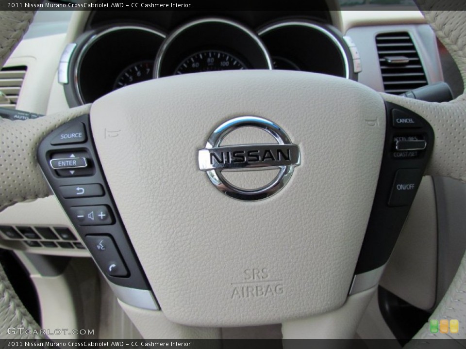 CC Cashmere Interior Controls for the 2011 Nissan Murano CrossCabriolet AWD #66644375