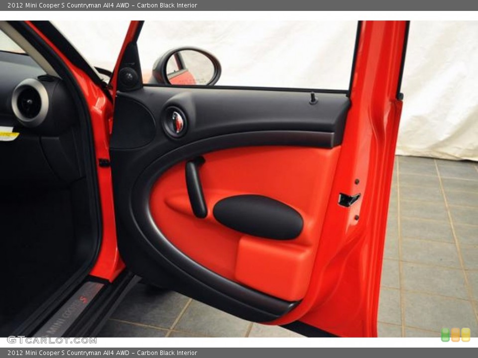 Carbon Black Interior Door Panel for the 2012 Mini Cooper S Countryman All4 AWD #66644441