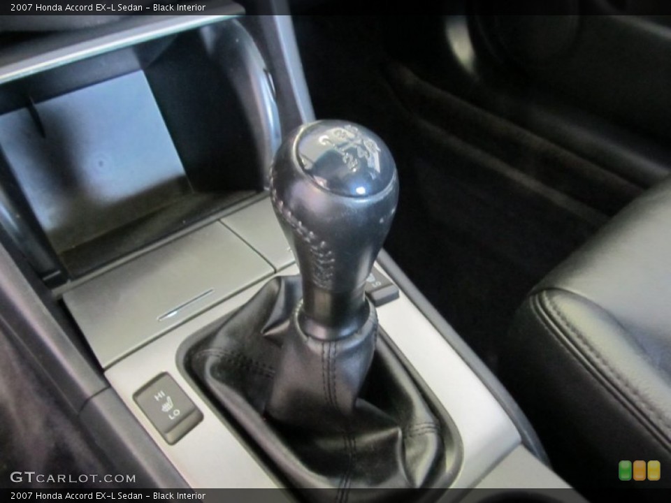 Black Interior Transmission for the 2007 Honda Accord EX-L Sedan #66645914