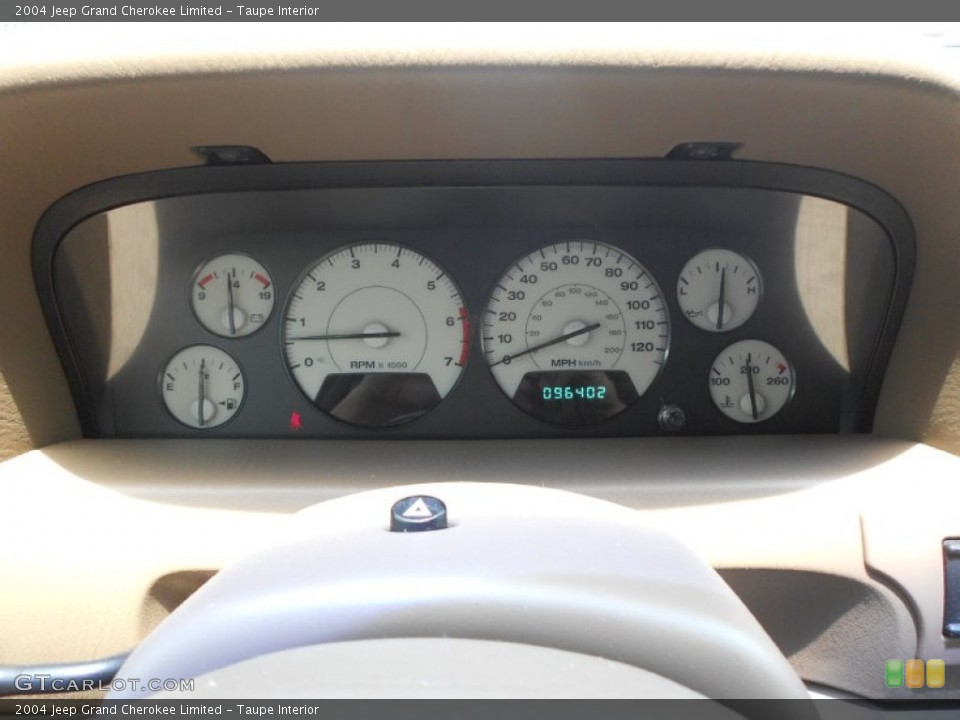 Taupe Interior Gauges for the 2004 Jeep Grand Cherokee Limited #66646913