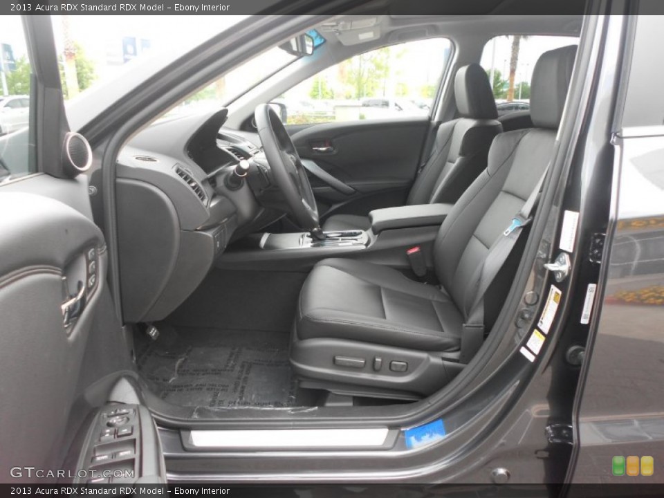 Ebony Interior Front Seat for the 2013 Acura RDX  #66647253
