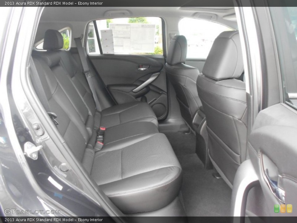 Ebony Interior Rear Seat for the 2013 Acura RDX  #66647345