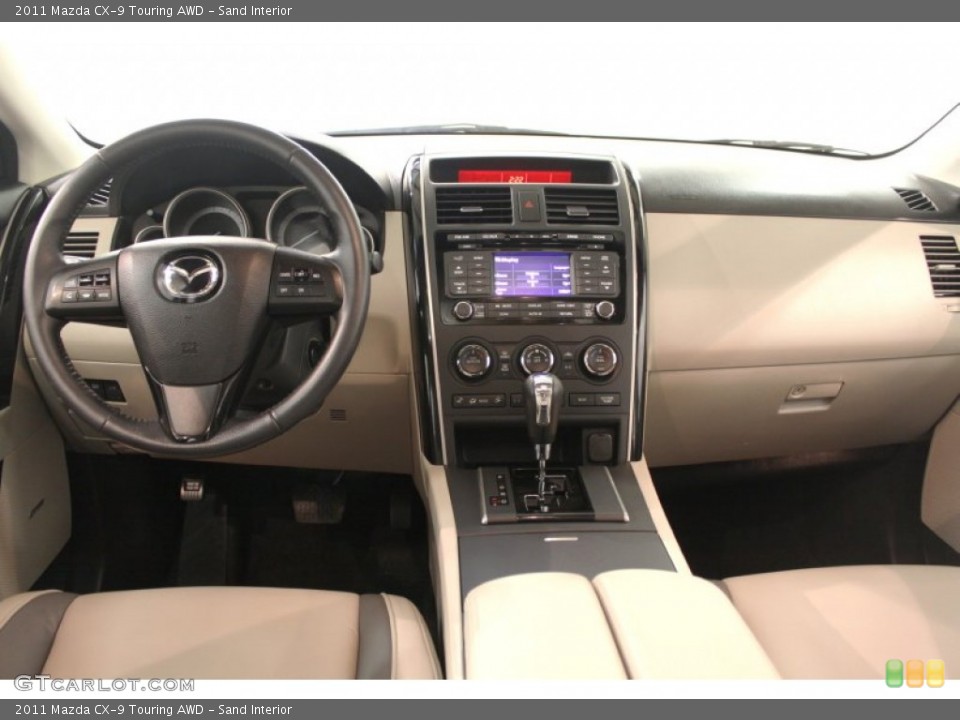 Sand Interior Dashboard for the 2011 Mazda CX-9 Touring AWD #66648257