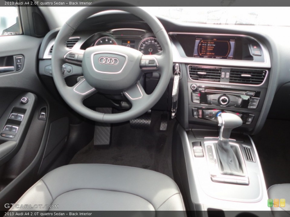 Black Interior Dashboard for the 2013 Audi A4 2.0T quattro Sedan #66648611