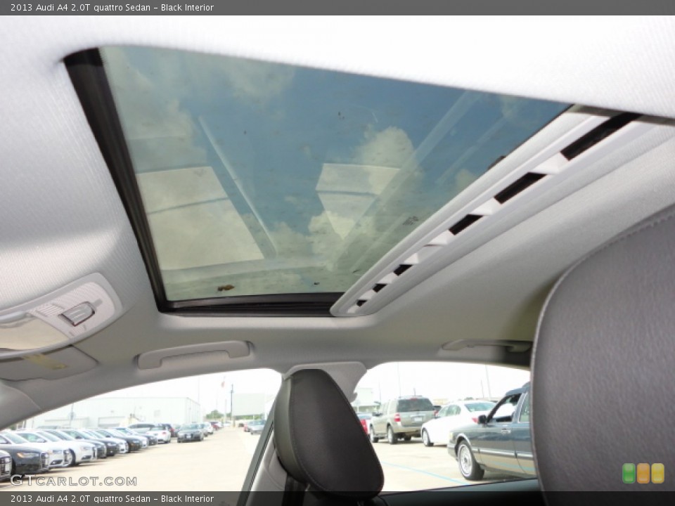 Black Interior Sunroof for the 2013 Audi A4 2.0T quattro Sedan #66648629