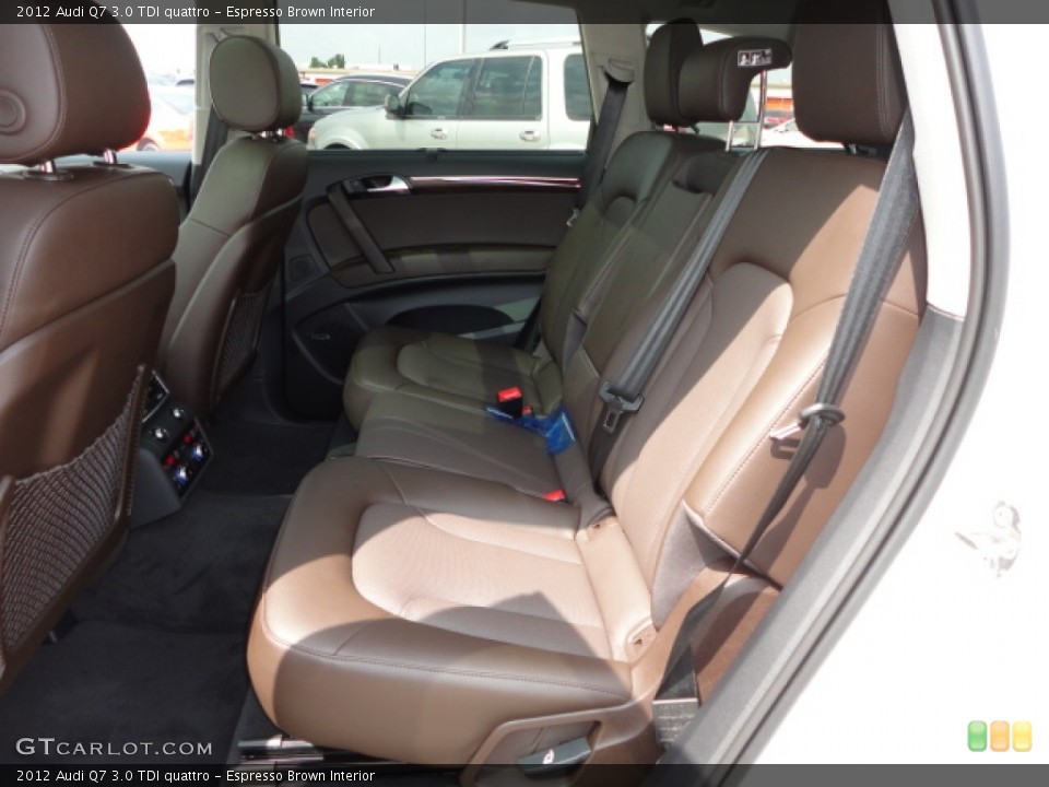 Espresso Brown Interior Photo for the 2012 Audi Q7 3.0 TDI quattro #66649058