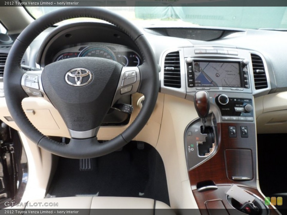 Ivory Interior Dashboard for the 2012 Toyota Venza Limited #66656312