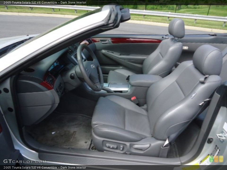 Dark Stone Interior Photo for the 2005 Toyota Solara SLE V6 Convertible #66656997