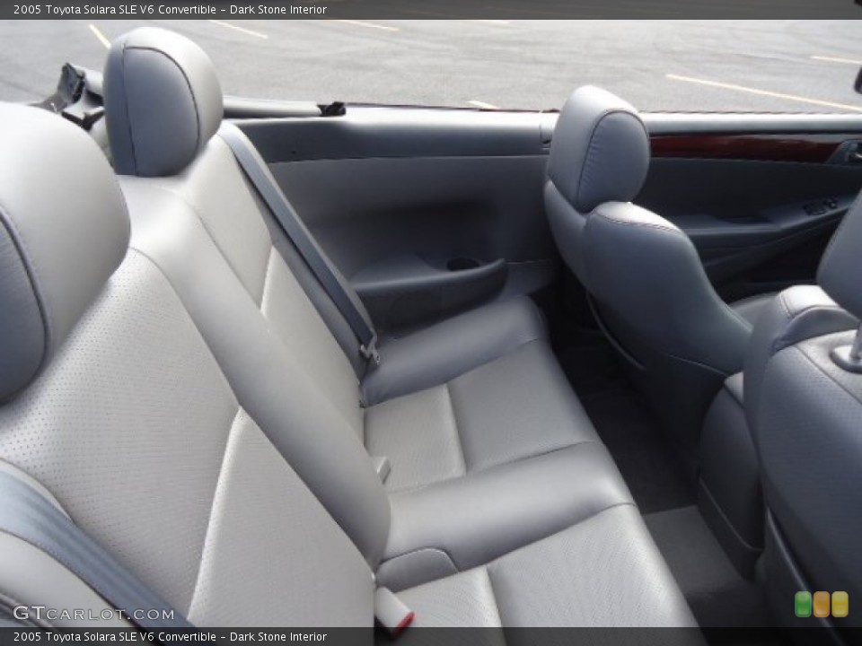 Dark Stone Interior Photo for the 2005 Toyota Solara SLE V6 Convertible #66657023