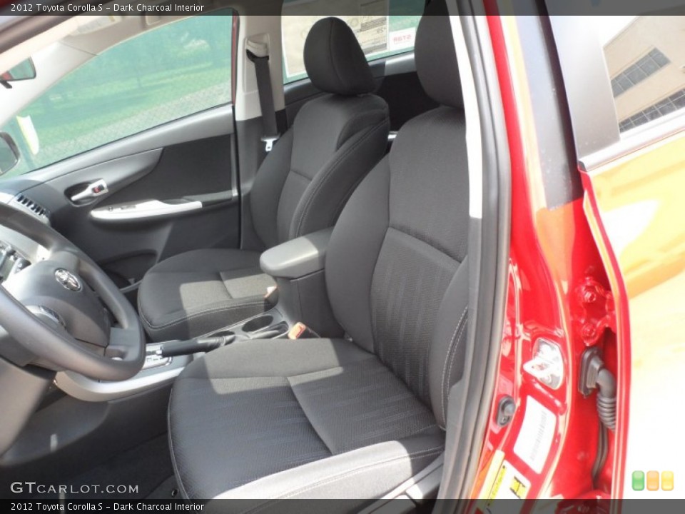 Dark Charcoal Interior Photo for the 2012 Toyota Corolla S #66657425