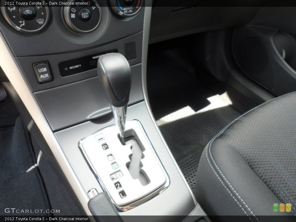 Dark Charcoal Interior Transmission for the 2012 Toyota Corolla S #66657493