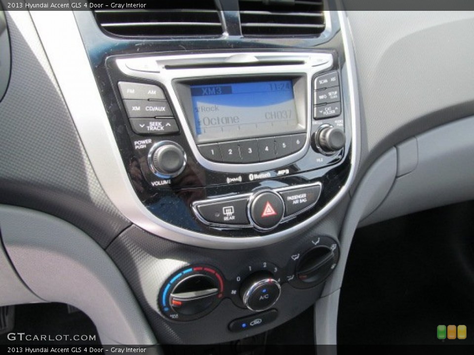 Gray Interior Controls for the 2013 Hyundai Accent GLS 4 Door #66658955