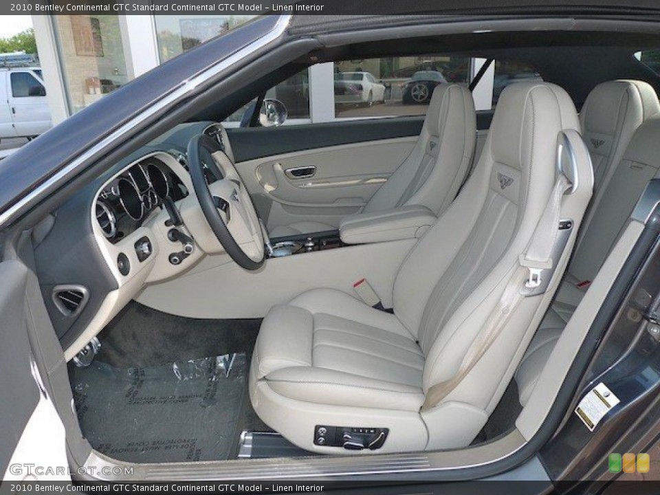 Linen Interior Photo for the 2010 Bentley Continental GTC  #66661226