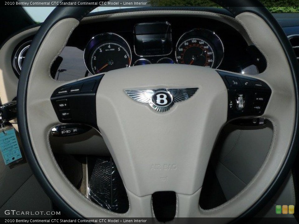 Linen Interior Steering Wheel for the 2010 Bentley Continental GTC  #66661262