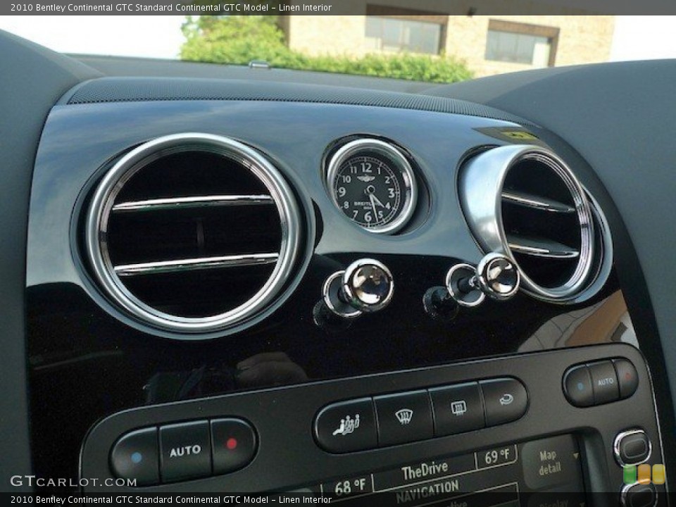 Linen Interior Controls for the 2010 Bentley Continental GTC  #66661313