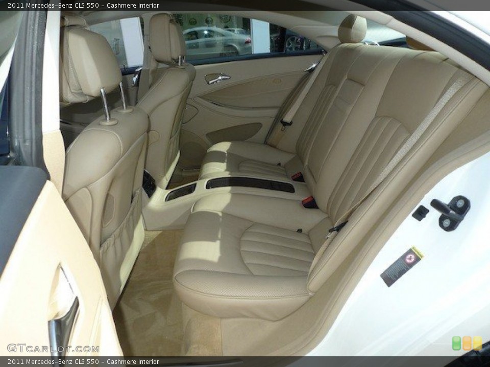 Cashmere Interior Rear Seat for the 2011 Mercedes-Benz CLS 550 #66661602