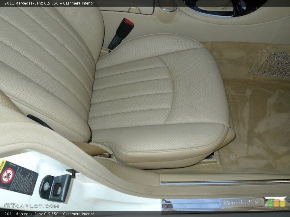 Cashmere Interior Front Seat for the 2011 Mercedes-Benz CLS 550 #66661652