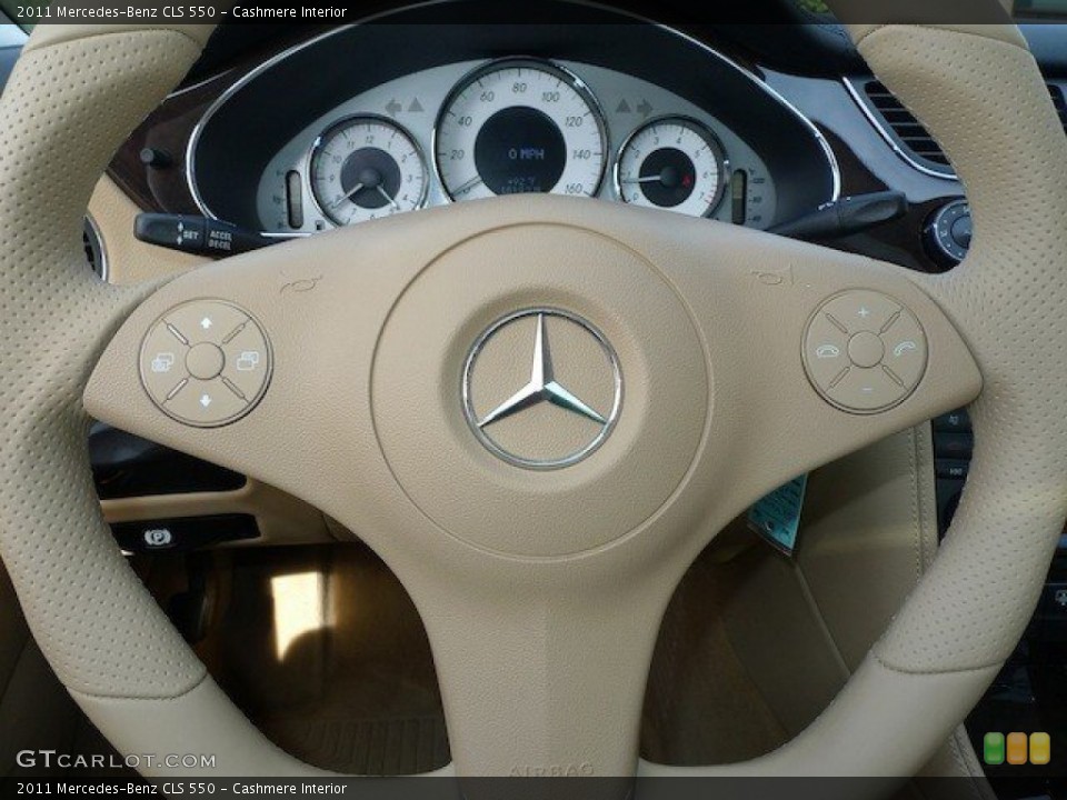 Cashmere Interior Steering Wheel for the 2011 Mercedes-Benz CLS 550 #66661691