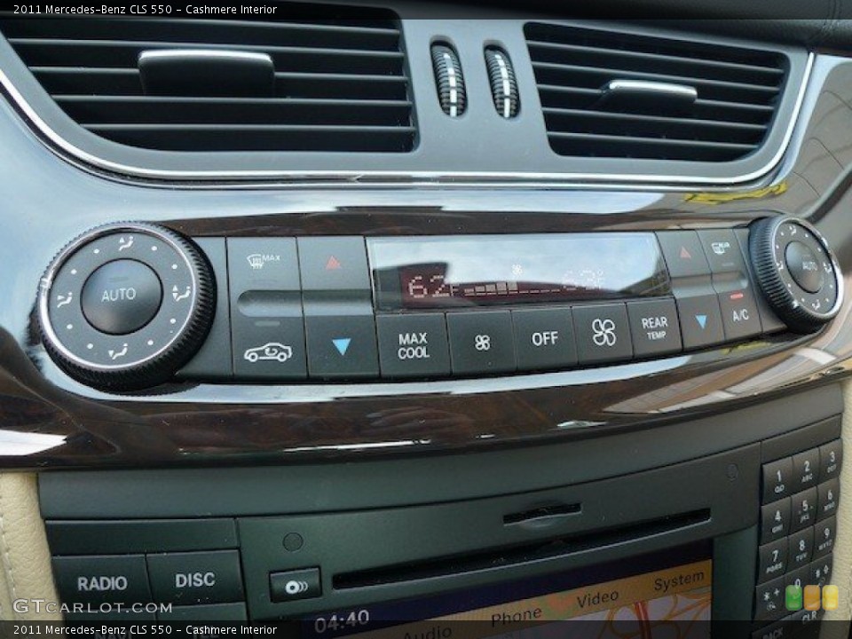 Cashmere Interior Controls for the 2011 Mercedes-Benz CLS 550 #66661736