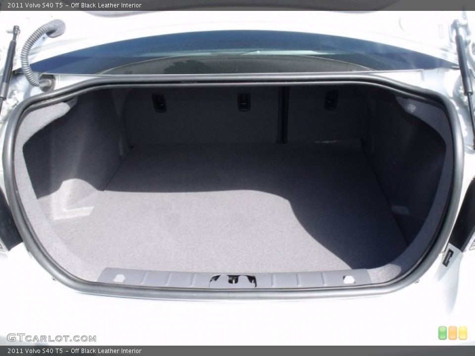 Off Black Leather Interior Trunk for the 2011 Volvo S40 T5 #66662420