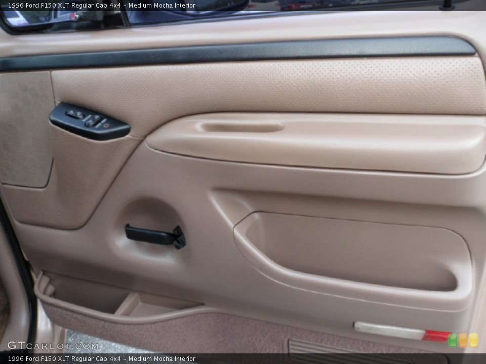 Medium Mocha Interior Door Panel for the 1996 Ford F150 XLT Regular Cab 4x4 #66666335