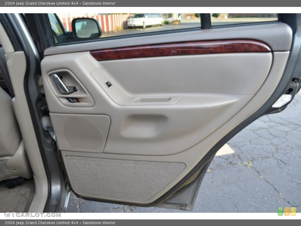Sandstone Interior Door Panel for the 2004 Jeep Grand Cherokee Limited 4x4 #66666800