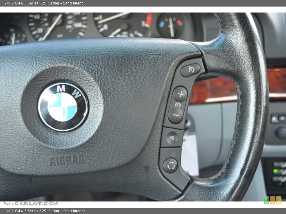 Sand Interior Controls for the 2002 BMW 5 Series 525i Sedan #66666902