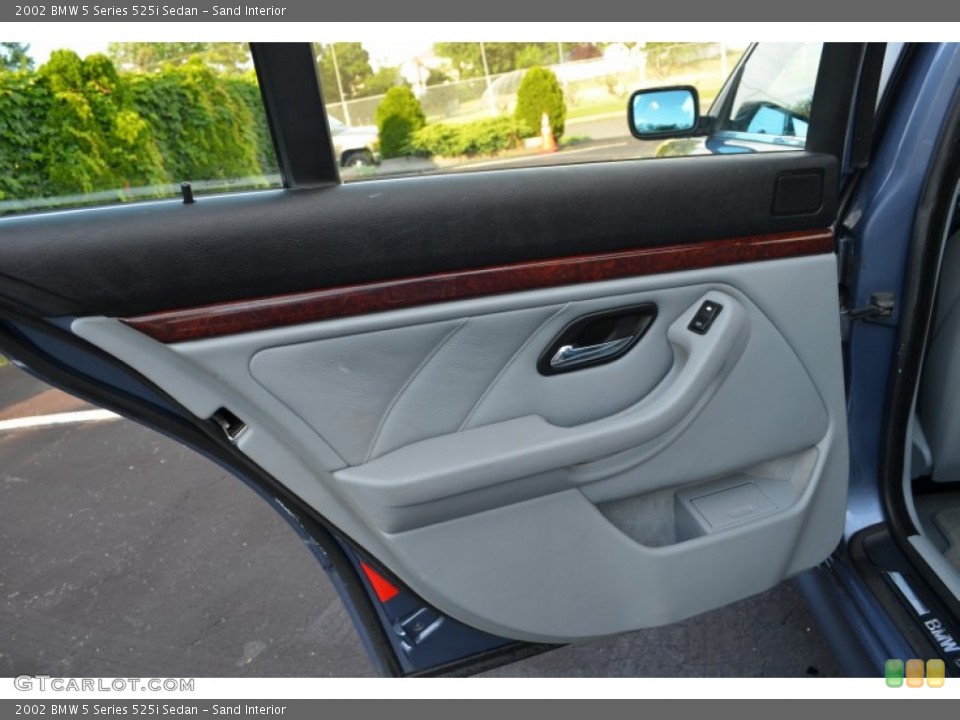 Sand Interior Door Panel for the 2002 BMW 5 Series 525i Sedan #66666914