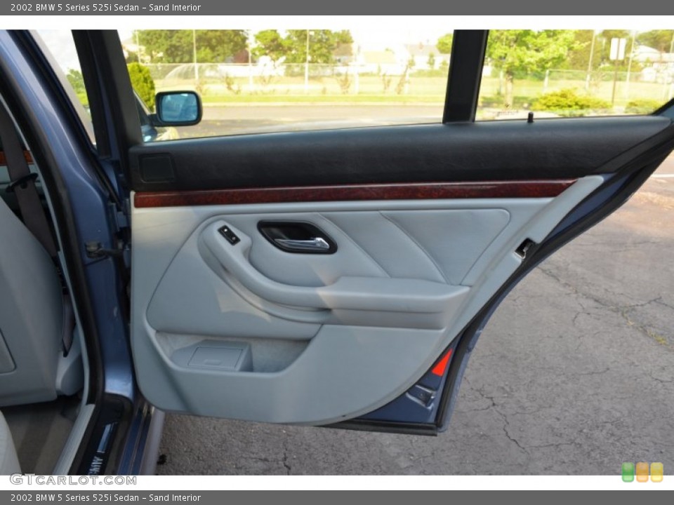 Sand Interior Door Panel for the 2002 BMW 5 Series 525i Sedan #66666920