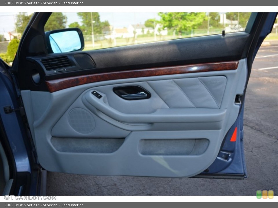 Sand Interior Door Panel for the 2002 BMW 5 Series 525i Sedan #66666926