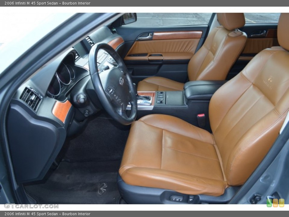 Bourbon Interior Front Seat for the 2006 Infiniti M 45 Sport Sedan #66667364