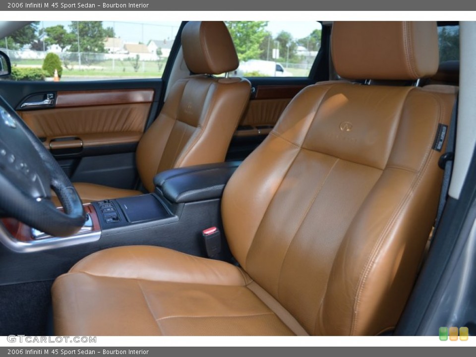 Bourbon Interior Front Seat for the 2006 Infiniti M 45 Sport Sedan #66667457