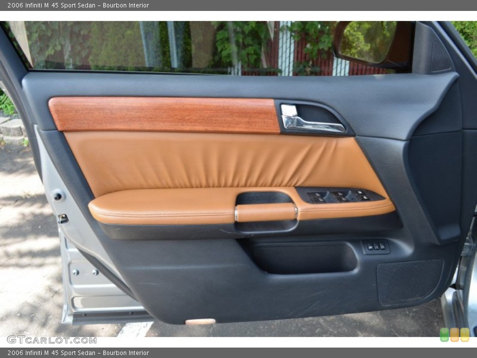Bourbon Interior Door Panel for the 2006 Infiniti M 45 Sport Sedan #66667472