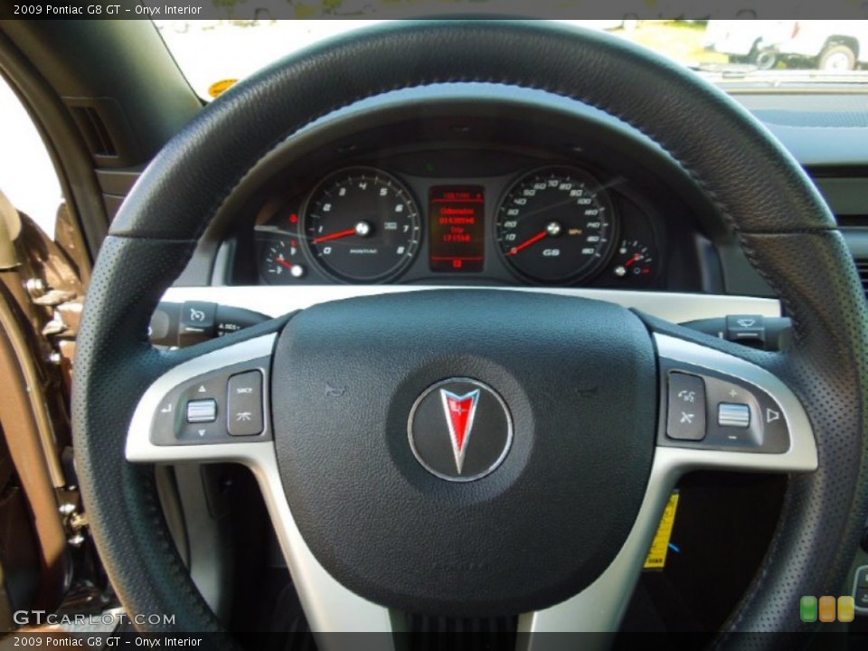 Onyx Interior Steering Wheel for the 2009 Pontiac G8 GT #66667619