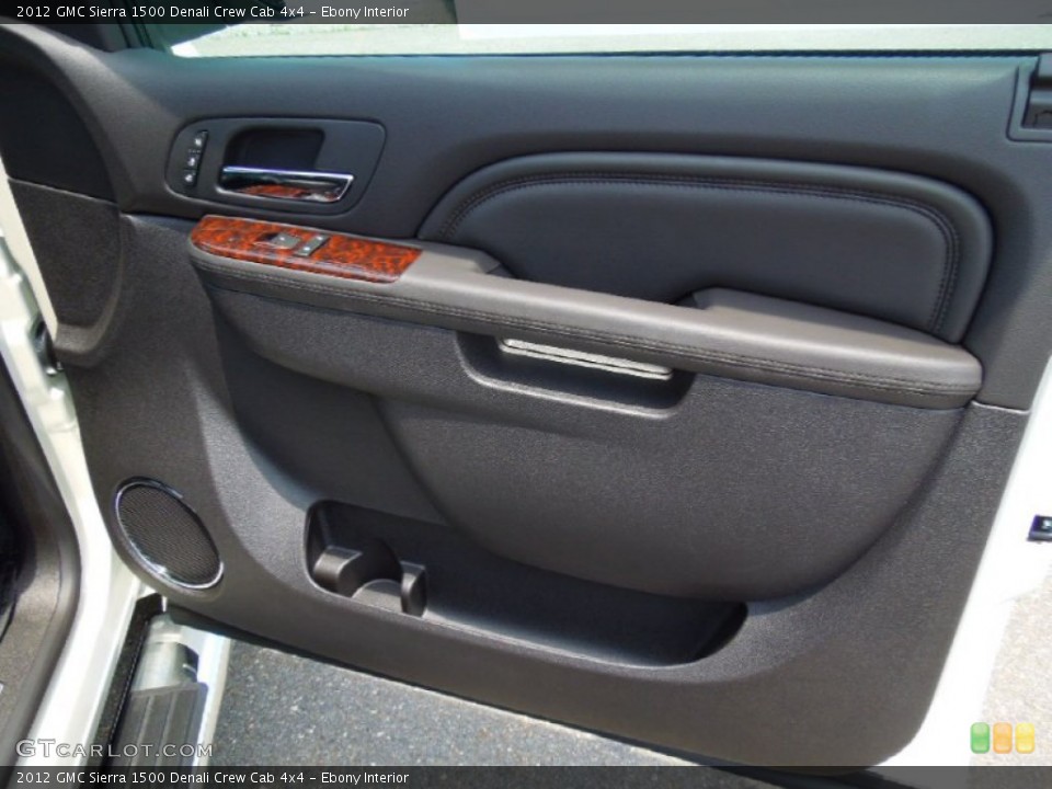 Ebony Interior Door Panel for the 2012 GMC Sierra 1500 Denali Crew Cab 4x4 #66669800